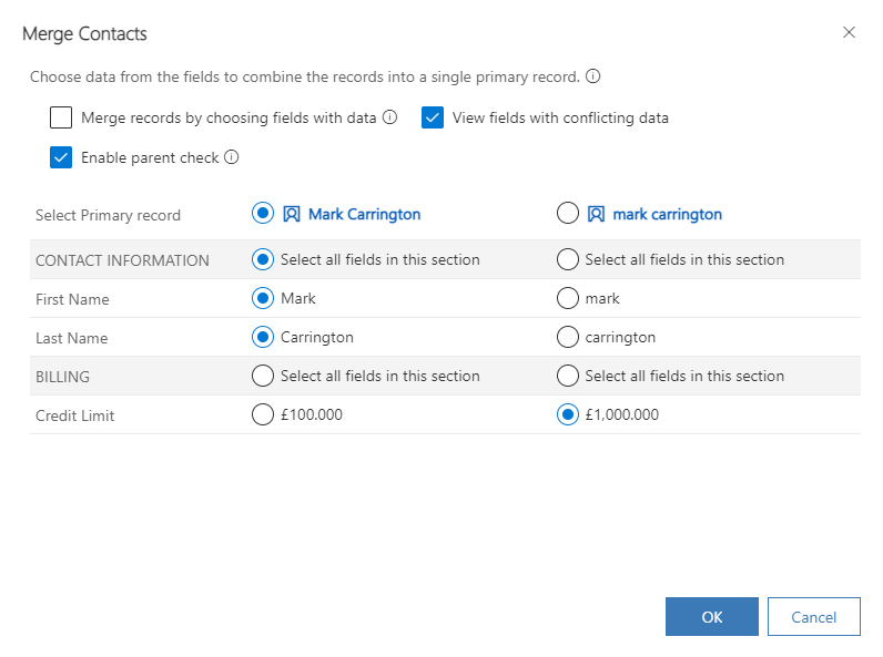 working around merging errors