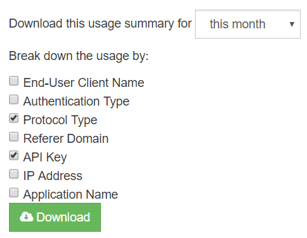 enhanced usage reports