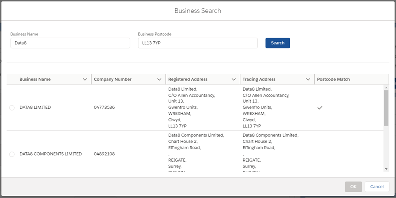 Business Insights Configuration