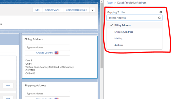 predictiveaddress configuration